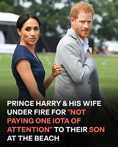Wow! It's unusual to have a glimpse of red-haired Prince Archie on the beach as his father "would much rather his children were not seen."😲 PHOTOS.⬇️ | Royal News