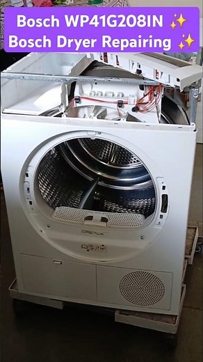 Bosch Dryer Repair Tutorial ☆ Bosch WP41G208IN Repairing ☆ Bosch Dryer Repairing Status #dryerrepair