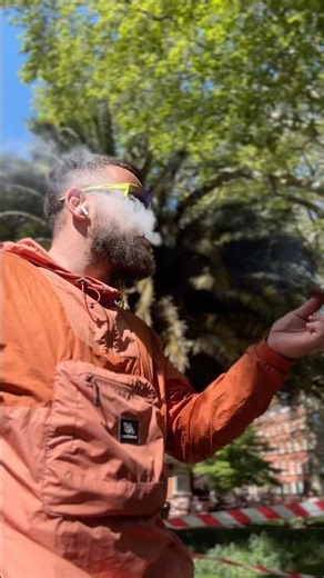 Where do you stop when you smoke a cigar? ⚠️ #mayfair #cigar