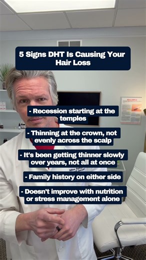 5 Signs DHT Is the Cause of Your Hair Loss | William Gaunitz