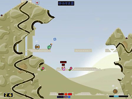 刺猬大作战 Hedgewars 0.9.14 新武器演示