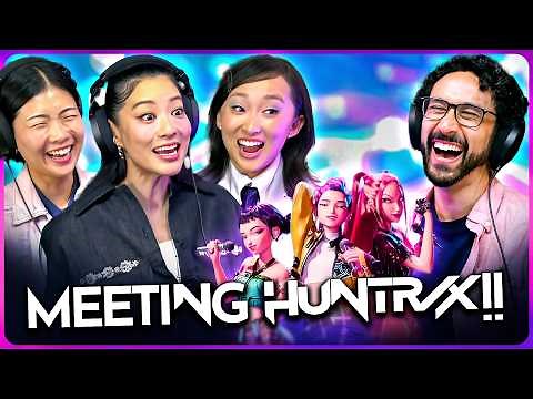 KPOP DEMON HUNTERS | Meeting the Huntrix Cast!! (They Got Real)