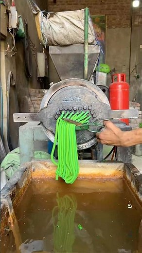 How Green Plastic Bags Are Recycled into Pellets | Full Process