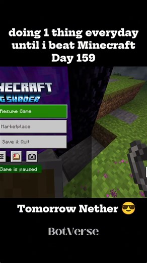 Doing 1 thing everyday until i beat Minecraft Day 159 🔥 #day159 #minecraft