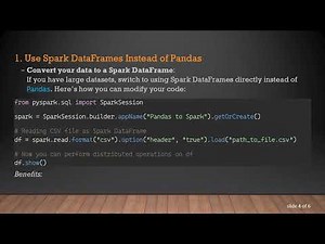 How to Run Pandas Code in Spark and Monitor Activity on the Web UI?