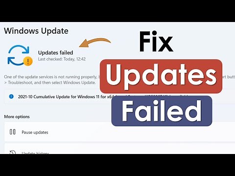 Update Failed Windows 11 | Windows 11 Update Error 100% Working Method
