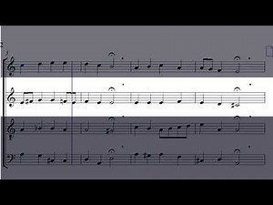 Choir singing practice. Learn to sight sing in a choir (Bach Choral 81)