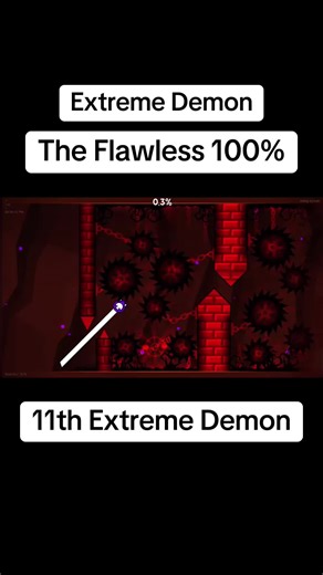 Extreme Demon Completion in Geometry Dash