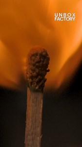 2.4K views | Incredible Close-Up of a Matchstick Catching Fire! #MatchstickBurning #MacroVideo #CloseUpFire #IgnitionMoment #FireInMacro #SlowMoMagic #SatisfyingVideo | Unbox Factory | Facebook