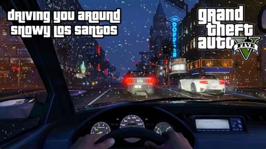 【JubileeWhispers】玩GTA5 雪天环游洛圣都