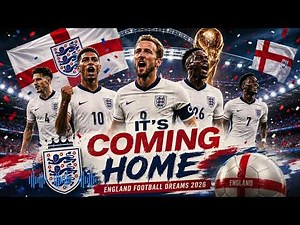 It's Coming Home | England World Cup Football Dreams 2026 ⚽ | Three Lions World Cup Anthem