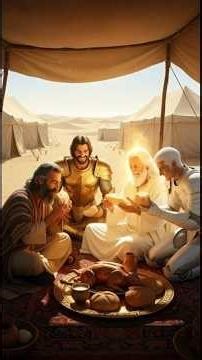 God Sat Down and Ate a Meal on Earth — What He Said Next Changed Everything. #god #angels #shorts