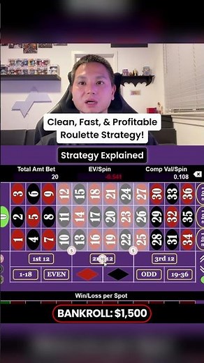 Clean, Fast, & Profitable Roulette Strategy!