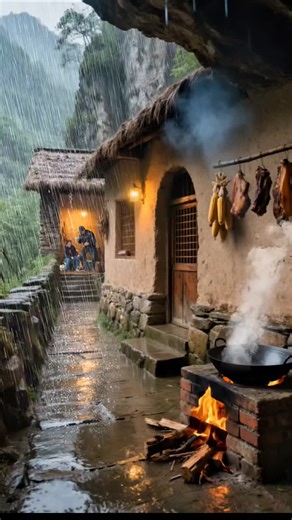 Cozy Cabin Ambiance with Rain Sounds