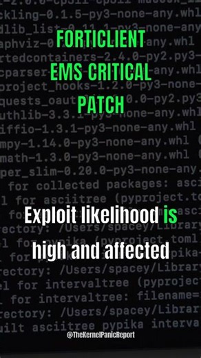 FortiClient EMS — Critical CVE-2026-35616: Patch Now