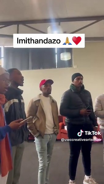We enjoyed rehearsing this song shame, Imithandazo by @KabzaDeSmall & @MthunziMusic ft @Young Stunna. Obviously thanks to our music director for making us sing this beautiful piece 😜@SiphoFubesiMusic. #SAMA28 #musica #trendingvideo #musically #singing #zulutiktok #imithandazo #prayer #amapiano