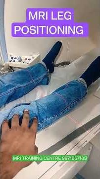 Mri leg positioning planning Sequences