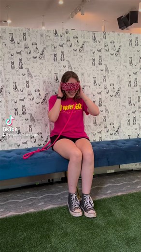 🔍 #GuessWhoIsWho Challenge - Pt. 1 Join us for a fun challenge at Royal Animal Refuge! We've blindfolded our staff member, Adrianna, and she's about to meet an adorable dog. Can you help her guess who this furry friend is?Meet our mystery canine companion! 🐶 This lively and playful dog is full of love. Will she be able to uncover the true identity of our furry friend? 🔍#GuessTheDog #BlindfoldedChallenge #RoyalAnimalRefuge #PetPuzzle #WhoIsThatDoggy"To adopt follow this link http://www.shelter