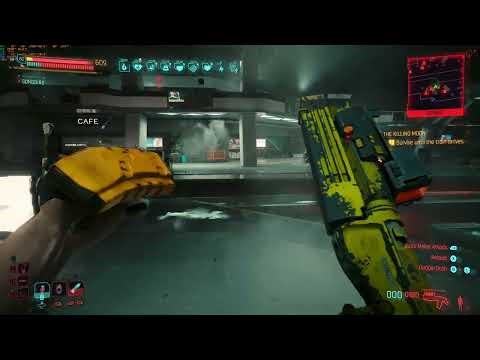 Cyberpunk 2077: Best OP combination of weapon and mods = POZHAR X-MOD2 + FIRECRACKER + KNEEL!