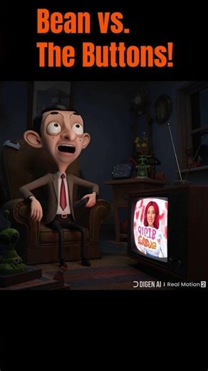 Alien Bean vs. The Buttons: A Showdown for the Ages!