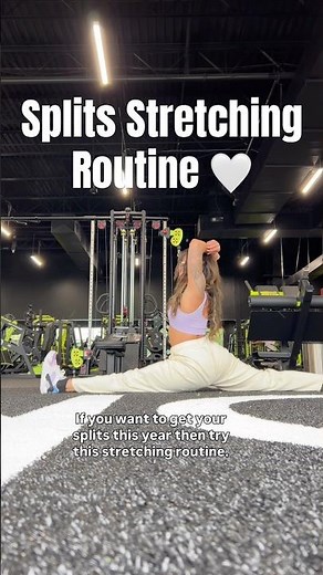 Master the splits with this #stretching routine 🥰 Please take your time & see description for tips