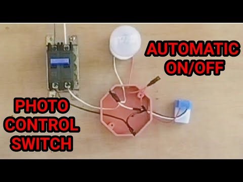 PHOTO CONTROL SWITCH WIRING, AUTOMATIC ON/OFF