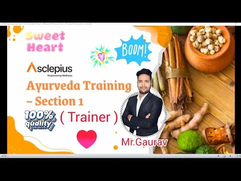 AWPL Ayurveda Training Section -1