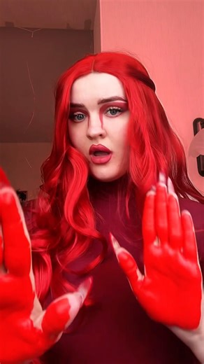 White🤍+ burgundy🤎=❤️?#colormixing #japan #colors #makeup #mixing #funny #cosplay