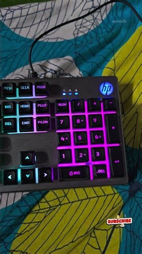 HP K500F Wired Gaming Keyboard | Backlit RGB, Metal Panel | 26 Anti-Ghosting Keys (7ZZ97AA)