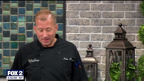 Andiamo Chef Jim Oppat makes Italian Meatloaf “Polpettone” with Creamy Polenta