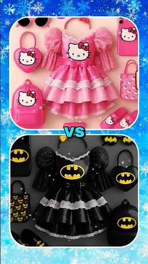 Hello Kitty 🩷 Vs Batman 🖤 Lisa Or Lena #batman #hellokitty #tiktok #shorts #lisaorlenachoices