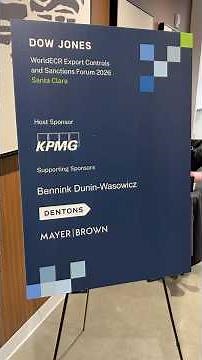 Inside the Dow Jones WorldECR Sanctions Forum
