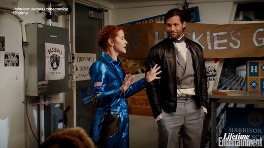 6K views · 73 reactions | Justin Bruening and Sarah Drew share how their #GreysAnatomy history helped them while filming #ReindeerGamesHomecoming. | Entertainment Weekly | Facebook