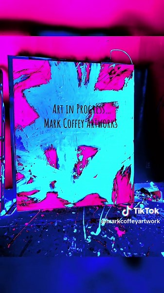 Art in Progress…Mark Coffey Artworks @OUR3DADS #laartist #realityshow #artist #artmeetsfashion #modernart #graffitiart #abstractart