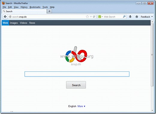 How to remove snap.do search and snap.do toolbar hijacker