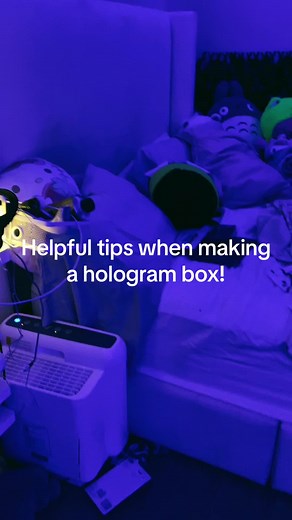 Miku dancing to a song in box on TikTok