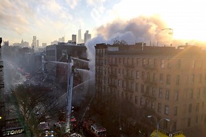 Manhattan Building Collapse: Explosion, Fire in East Village Injure Two Dozen