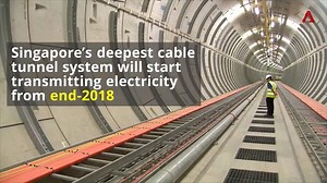 143K views · 3.2K reactions | Take a look inside Singapore's deepest cable tunnel system, which will begin transmitting electricity from the end of next year. | CNA | Facebook