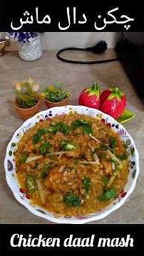 ”“Homemade Chicken Dal Mash Authentic Pakistani Recipe”