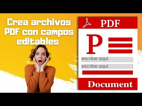 Cómo hacer un PDF con formulario editable | Crear pdf editable desde word