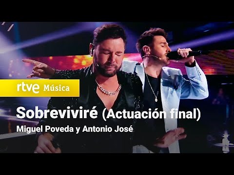 Miguel Poveda y Antonio José (Actuación final) - "Sobreviviré" | Dúos increíbles