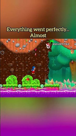 This level was packed until the ending 😂 #mario #nintendo