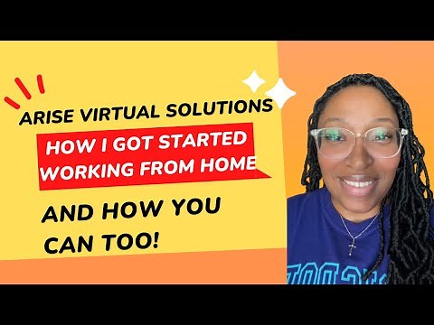 Arise Virtual Solutions | Work From Home | How I Got Started