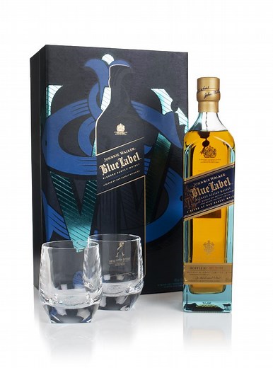 Johnnie Walker Blue Label Gift Pack with 2x Glasses 70cl Whisky | Master Of Malt