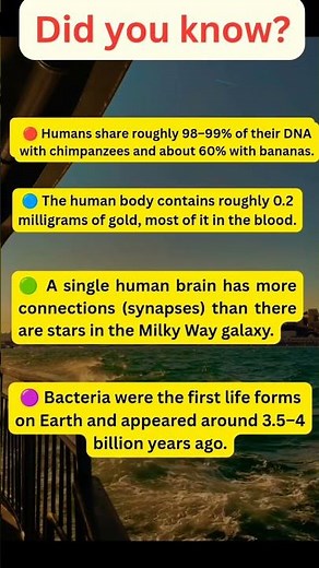 5 Mind-Blowing Biology Facts You Didn't Know! 🌊 #biology #didyouknow #scifact #facts