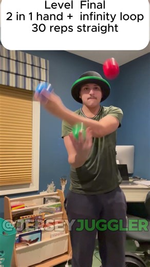 How to juggle the trick infinity?