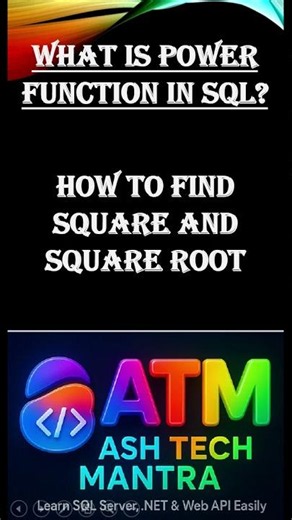 SQL Server Square Root Trick 99% Don't Know #sql #database #mathtrick