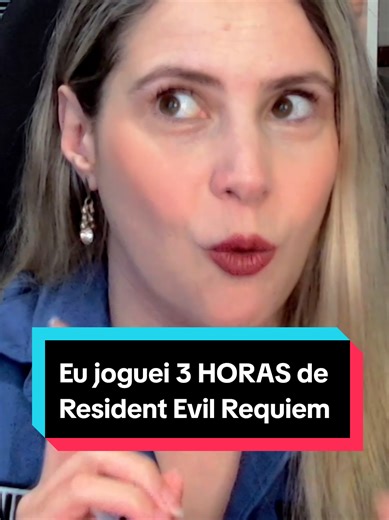 A convite da Capcom Brasil, eu pude jogar 3 horas de Resident Evil Requiem no PS5 Pro! (As imagens que aparecem nesse vídeo foram cedidas pela própria Capcom!) #videogames #residentevil #tiktokgaming #foryou #residentevilrequiem