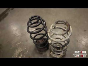 Rear Saab 9-3 coil spring replacement