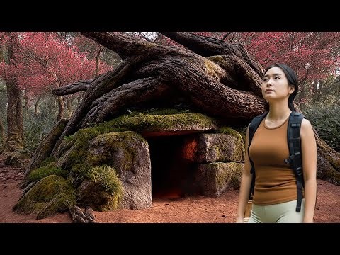 Hidden Shelter Build: Ultimate Survival Story Building Dugout Under A Giant Rock